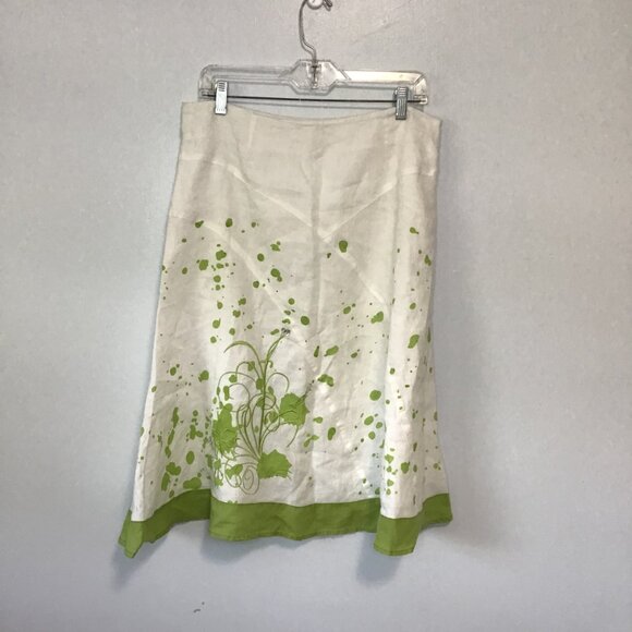 Gilani Linen A-Line Skirt Size 12 - Picture 6 of 13